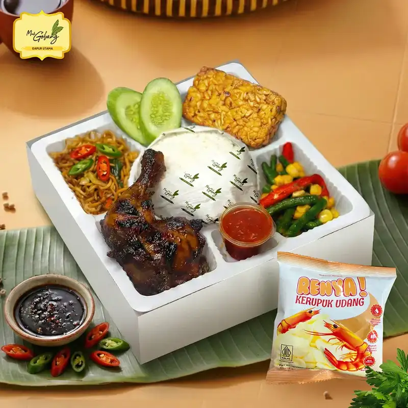 Paket Nasi Box Premium Mak Gobang