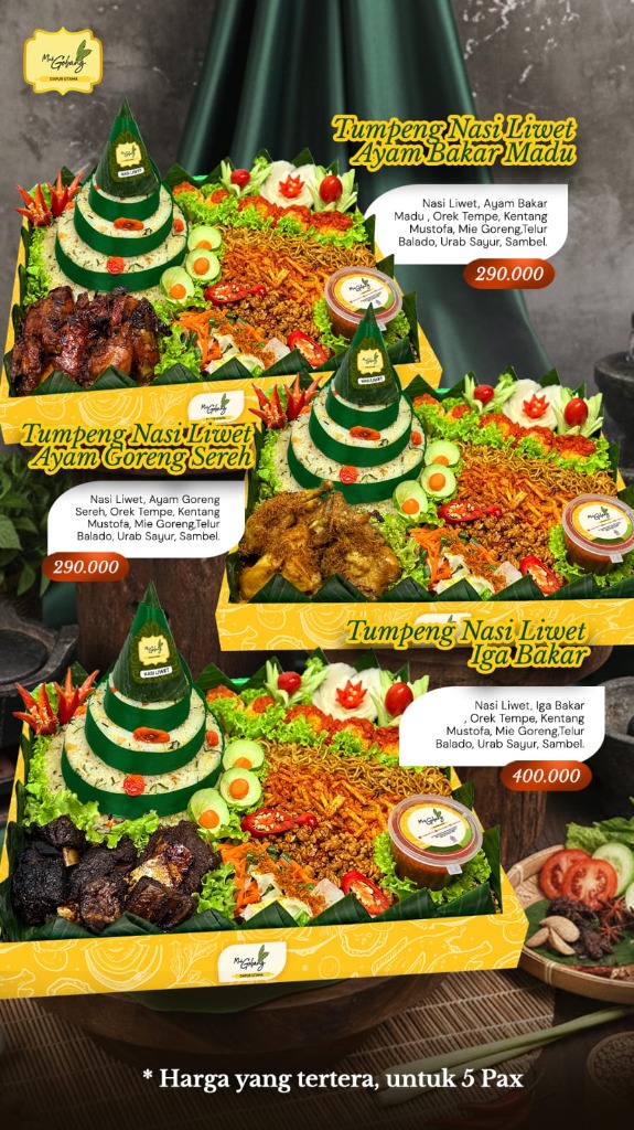 Menu Tumpeng Nasi Liwet Mak Gobang
