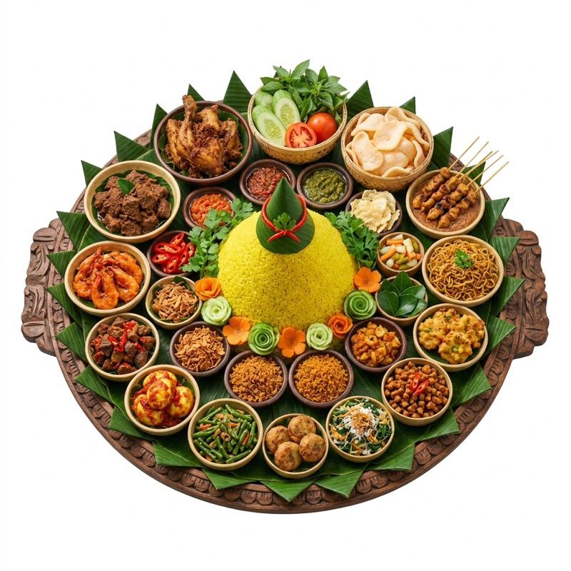 Tumpeng Nasi Daun Jeruk Segar